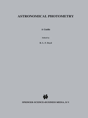 cover image of Astronomical Photometry